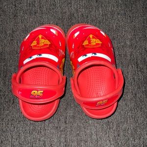 Crocs, Lightening McQueen size 7 toddlers